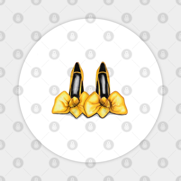 Big Bow Tie High Heels Pumps Magnet by Svetlana Pelin